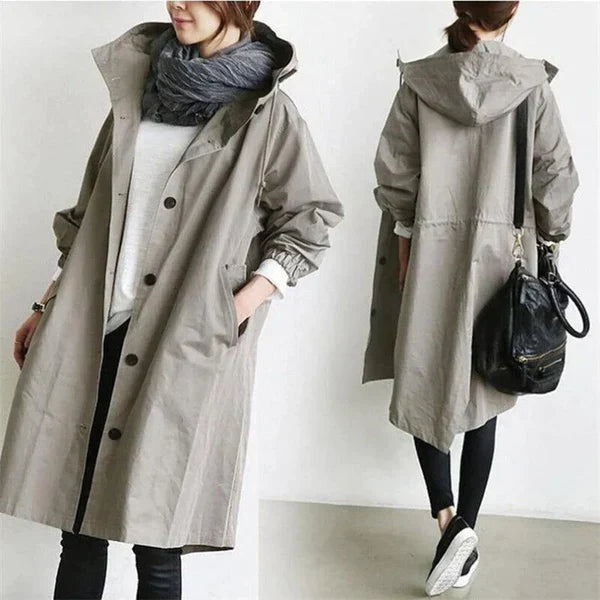 Stilvolle Regenjacke Damen Slim Fit