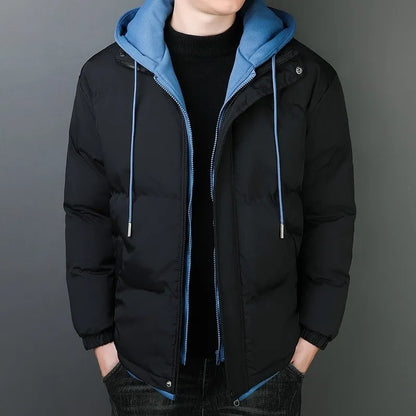 Herren Winterjacke Warm Winddicht