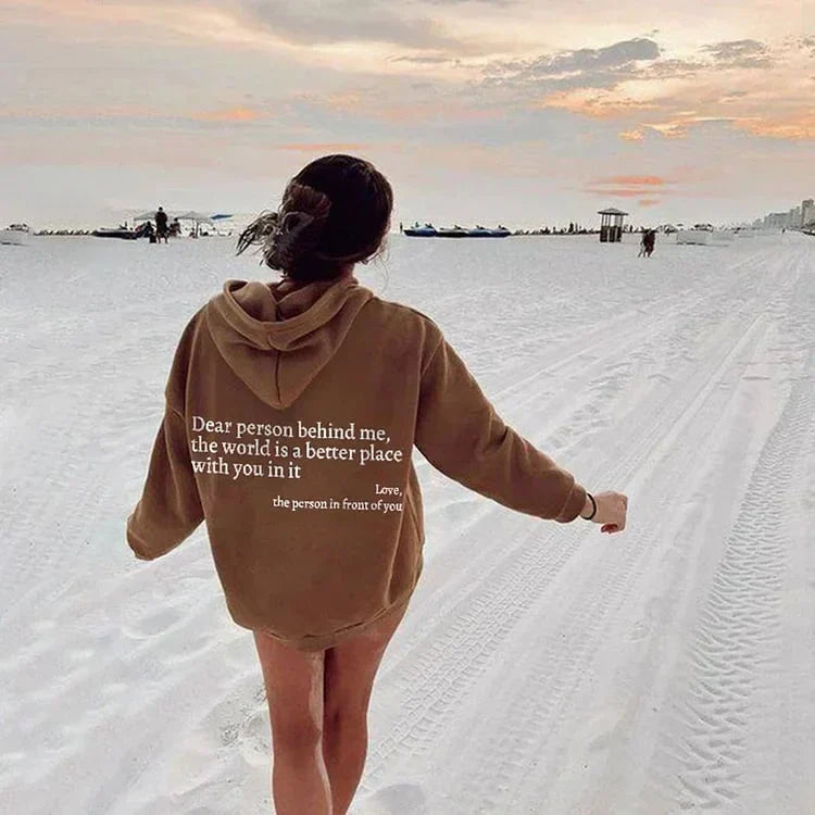 Übergroßes Sweatshirt Damen Weich