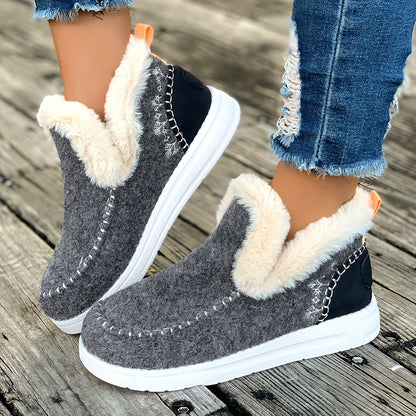 Damenschuhe Warmfleece Rutschfest