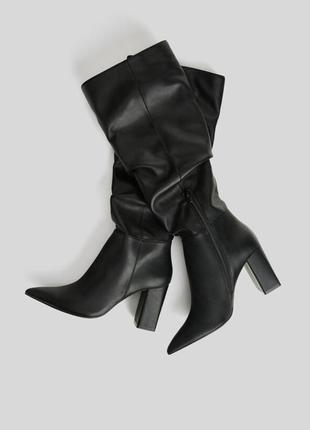 Vegane Stiefel Elegant Lederoptik