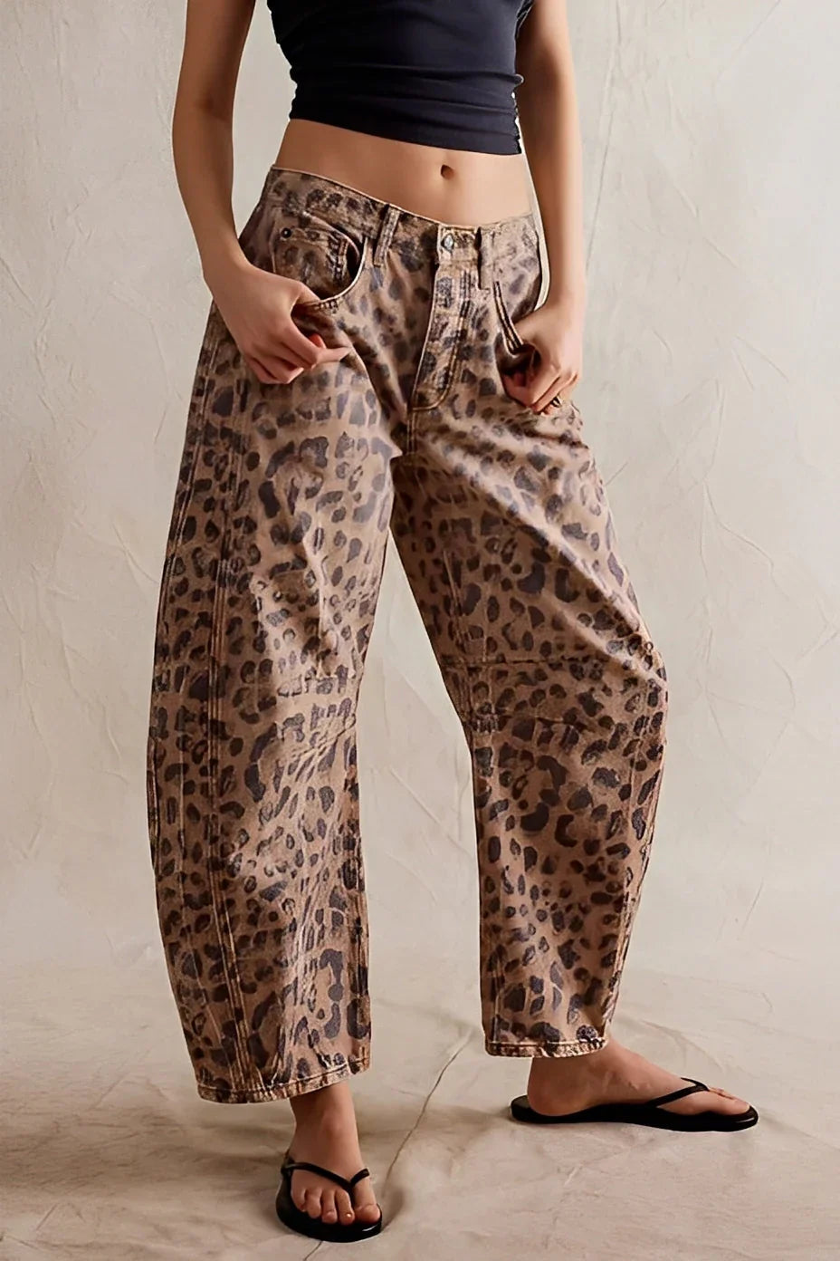 Damen Freizeitjeans Bequem Weite Passform