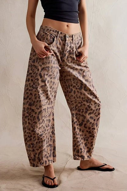 Damen Freizeitjeans Bequem Weite Passform