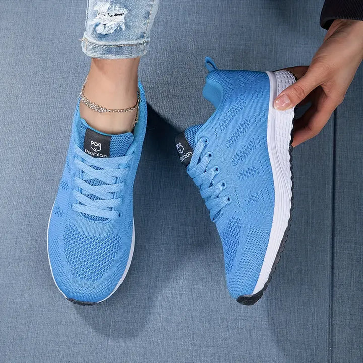 Damen Sneaker Leicht Sportlich - IdealeKleiden