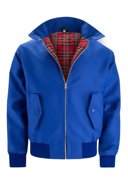 Herren Jacke Urban Style Karo Futter