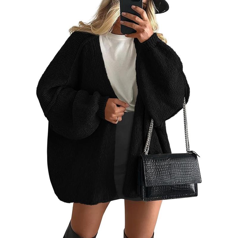 Frauen Strickjacke Modern Warm