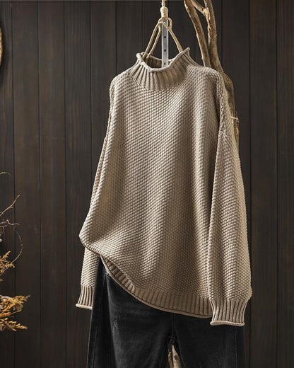 Weiches Frauenkleid | Strickpullover Damen