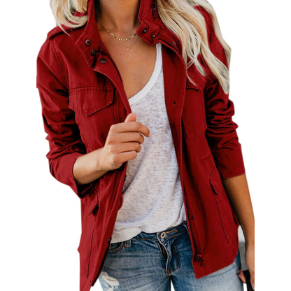 Stylische Damenjacke Mittellänge
