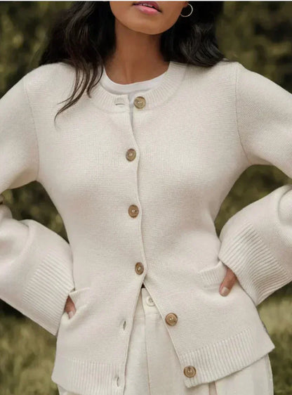 Damenschal Strickjacke Wollmischung Regular Fit