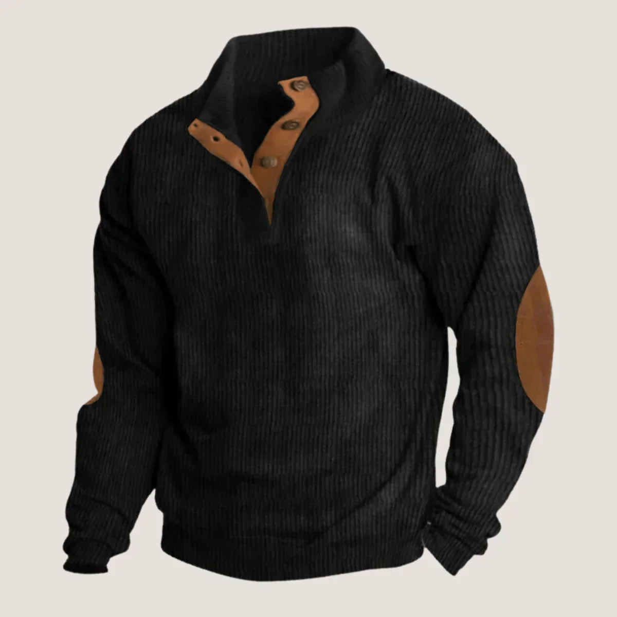 Modischer Ripp-Pullover für Herren