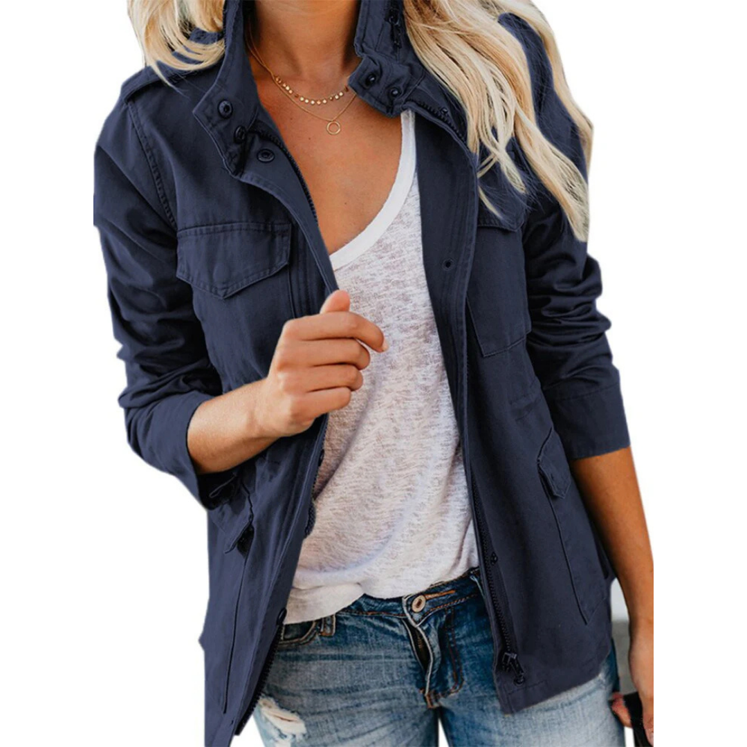 Stylische Damenjacke Mittellänge