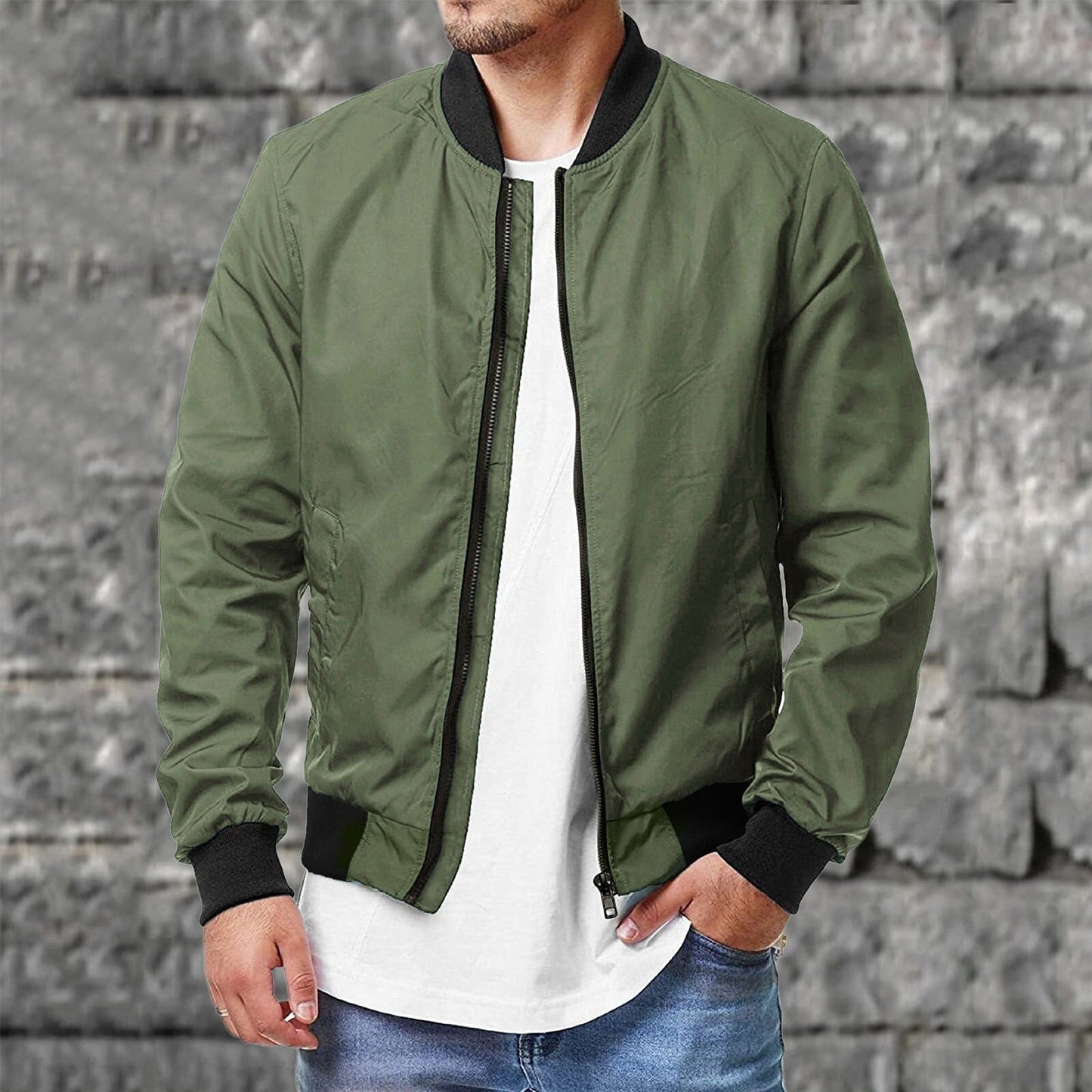 Bequeme Herrenjacke Casual Stil