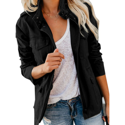 Stylische Damenjacke Mittellänge