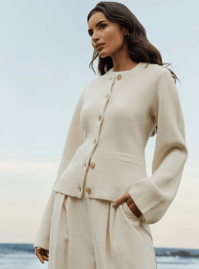 Klassischer Cardigan Warm Wintermodell - IdealeKleiden