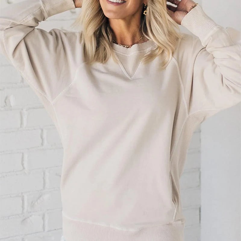 Modischer Pullover Mit Taschen