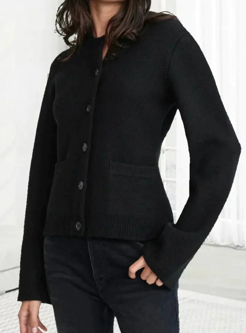 Damen Strickjacke Winter Eleganz