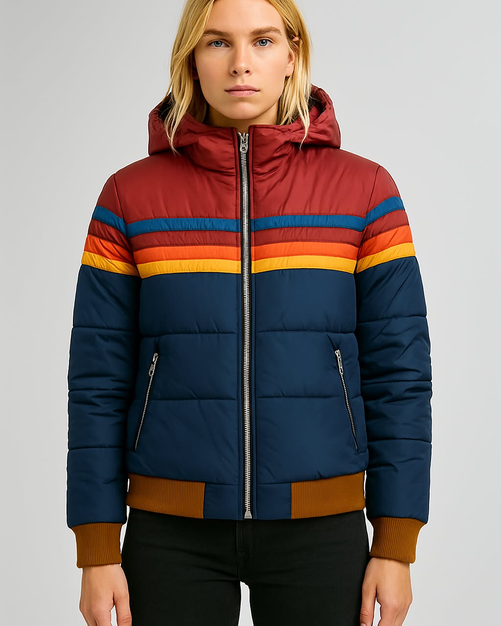 Warmes Winterjacke Gepolstert