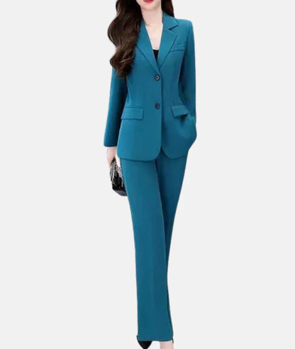 Schicke Business-Hose mit Slim-Fit Blazer
