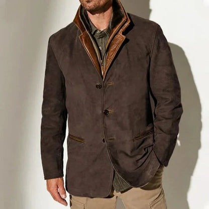 Herrenjacke Vintage Stil Elegantes Design