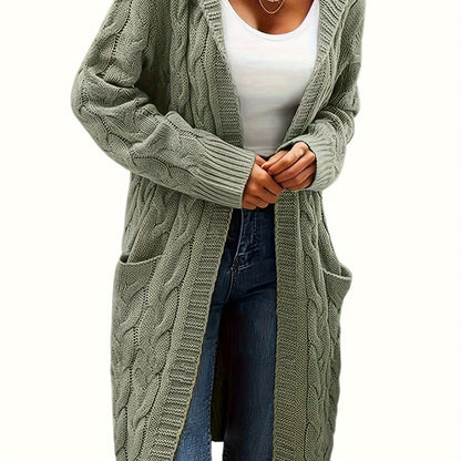 Kapuzenjacke Damen Lang Elegant