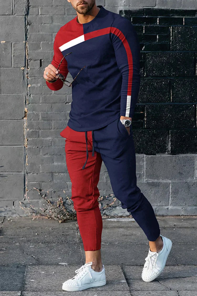 Italienisches Herren Tracksuit Set Elegant Design - IdealeKleiden