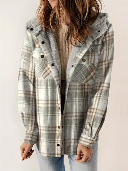 Weiche Winterjacke Samtfutter Kapuze
