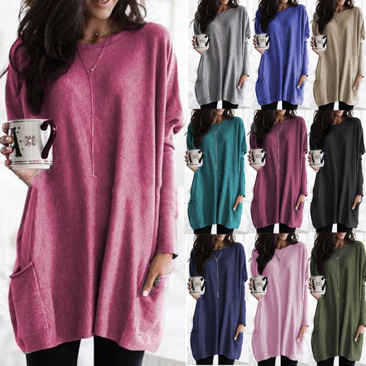 Bequemer Damen Pullover Soft Komfort - IdealeKleiden