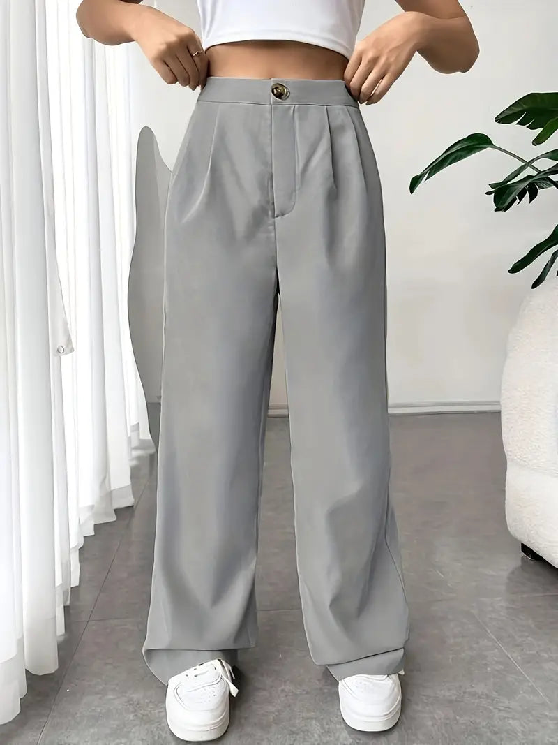Lily - Damen Hose Elegant Weitbein Stil