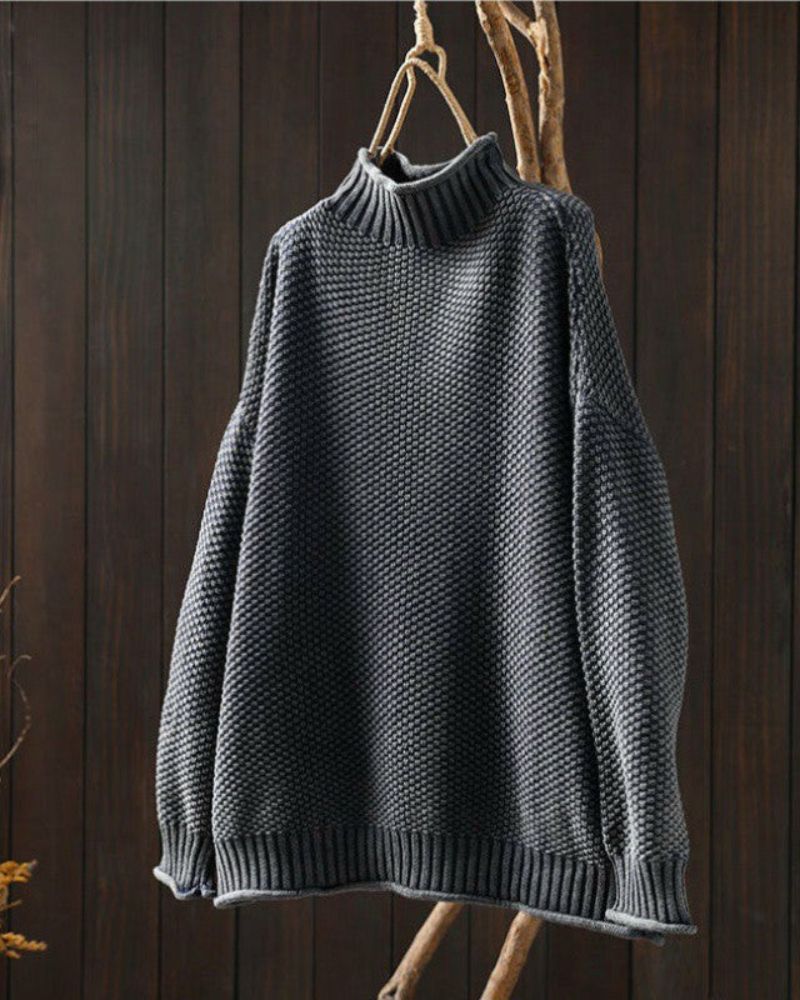 Weiches Frauenkleid | Strickpullover Damen