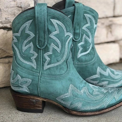 Western Stiefel Leder Cowboy Design