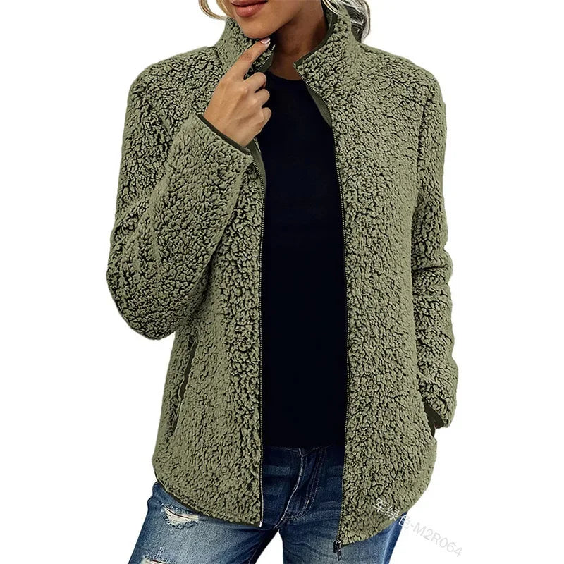 Stylische Fleecejacke Bequem Elegant