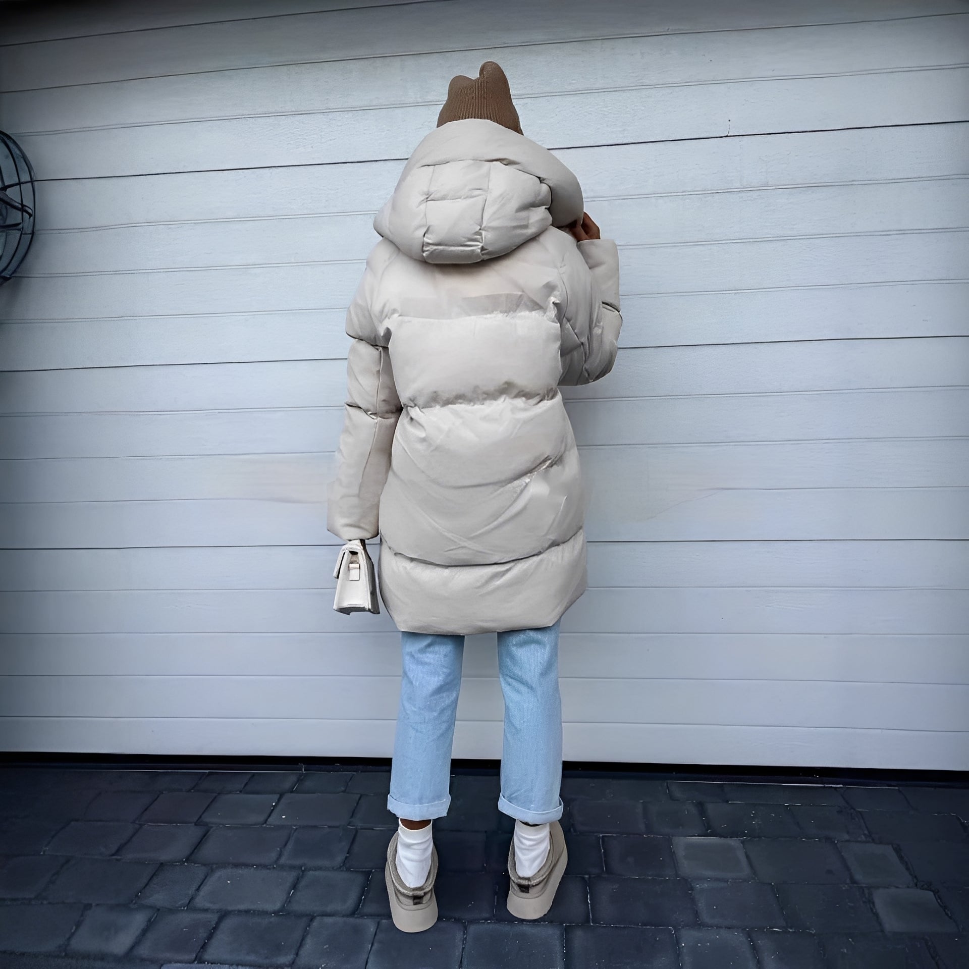 Stylische Damen Parka Jacke Elegant - IdealeKleiden