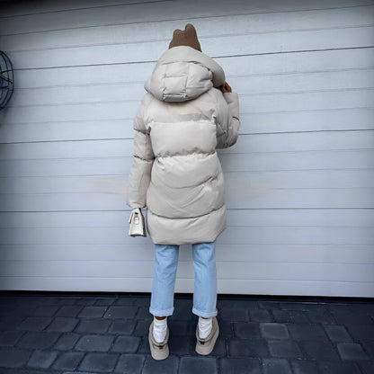 Stylische Damen Parka Jacke Elegant - IdealeKleiden