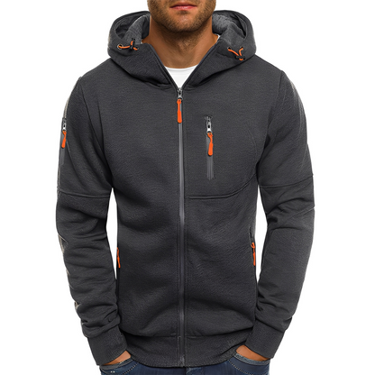 Praktische Herrenjacke mit Kapuze Sportlich