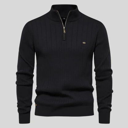 Herren Pullover Klassisch Halfzip