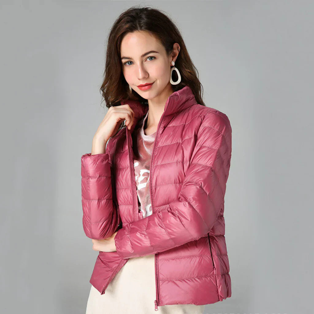 Wasserdichte Damenjacke Slim Fit Gepolstert