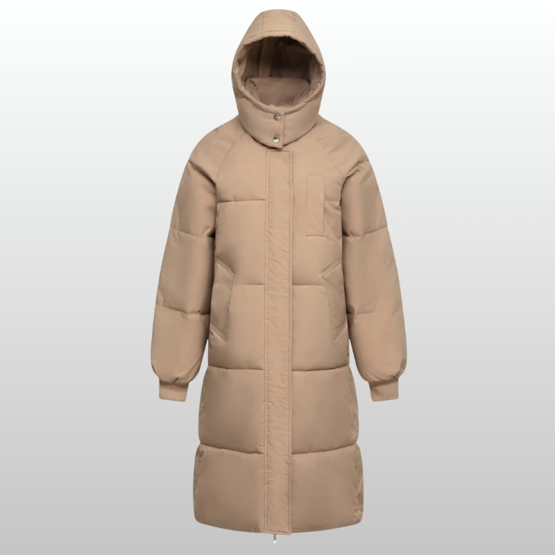 Lange Winterjacke Damen Daunenjacke