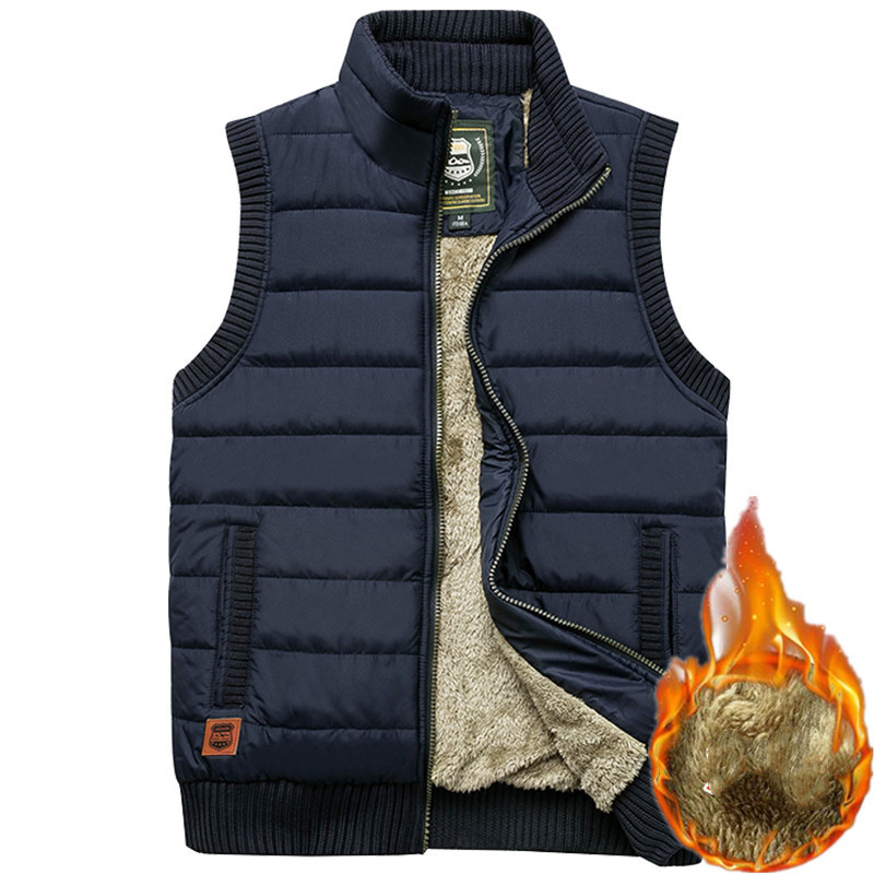 Männer Fleece Weste Warm und Bequem