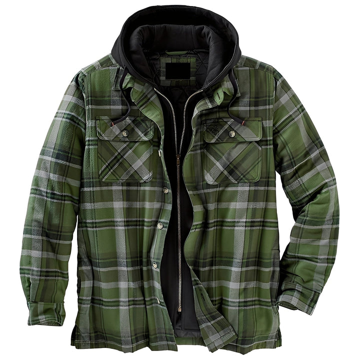 Herren Flanelljacke Karo Muster Casual Style