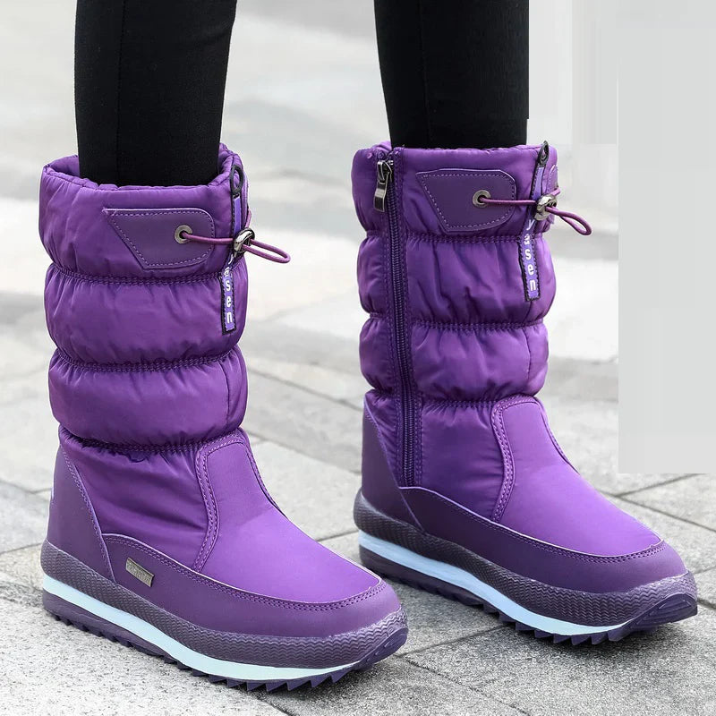 Warmes Damen Winterstiefel Komfort Schuhe