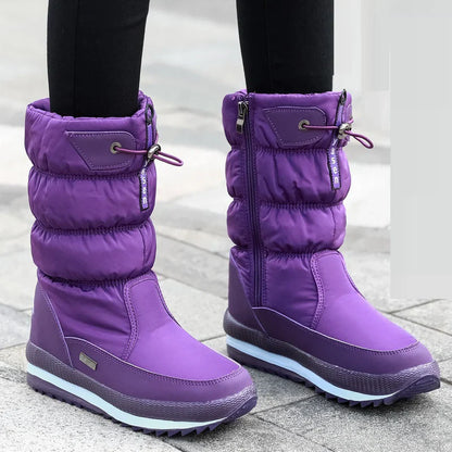Warmes Damen Winterstiefel Komfort Schuhe
