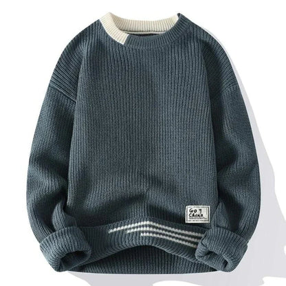 Weicher Strickpullover Herren Casual