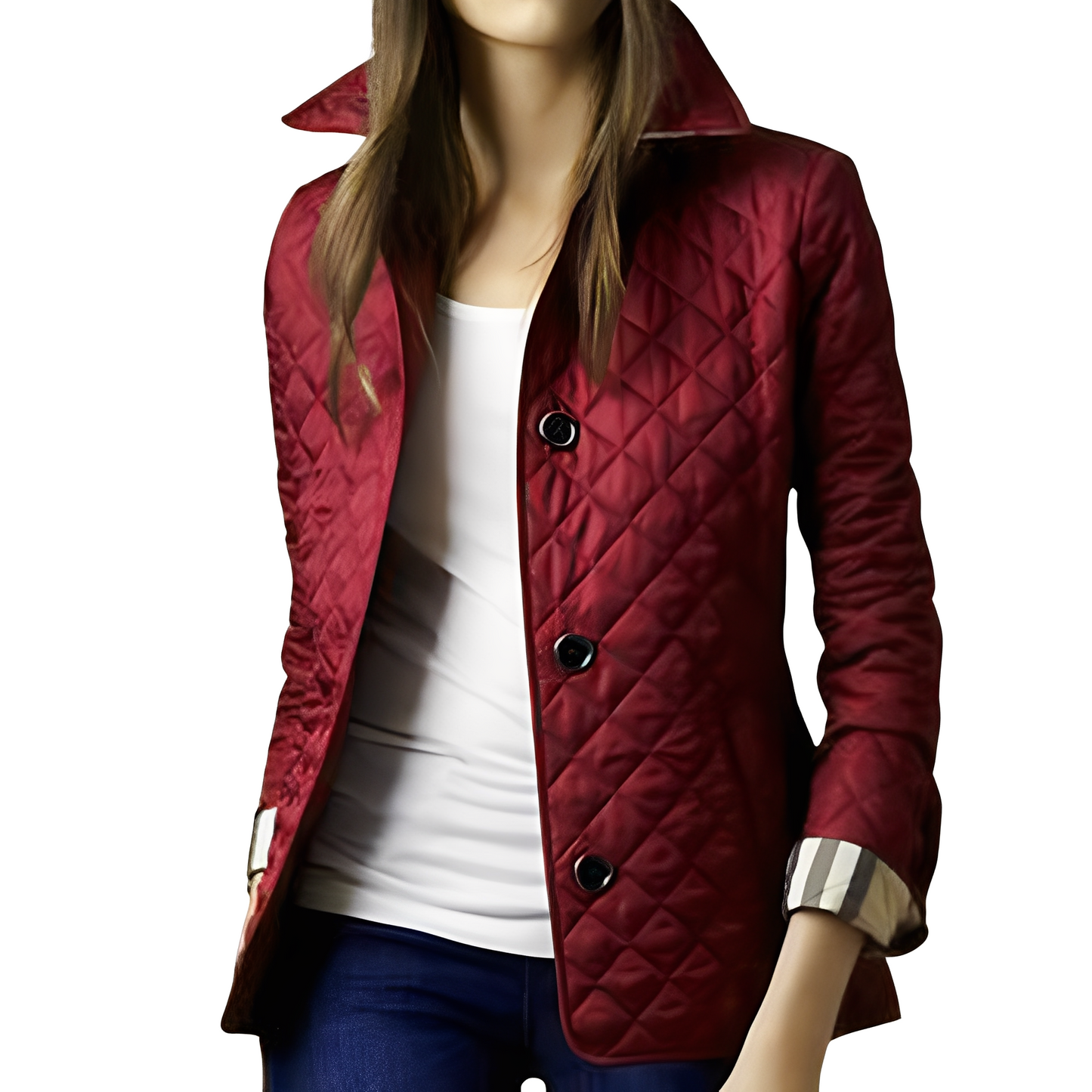 Moderne Herrenjacke Slim Fit Knöpfe