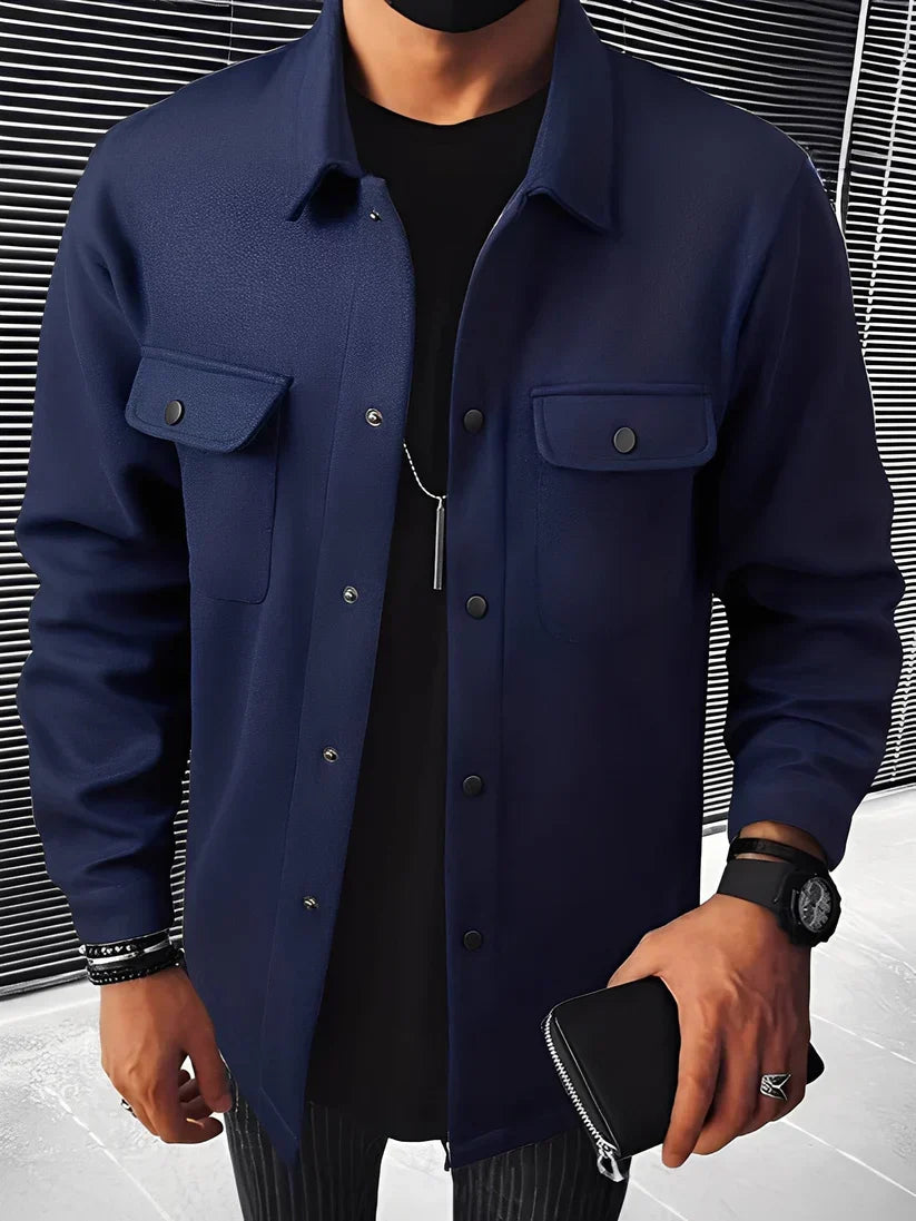 Herren Sakko Elegant Revers Taschen