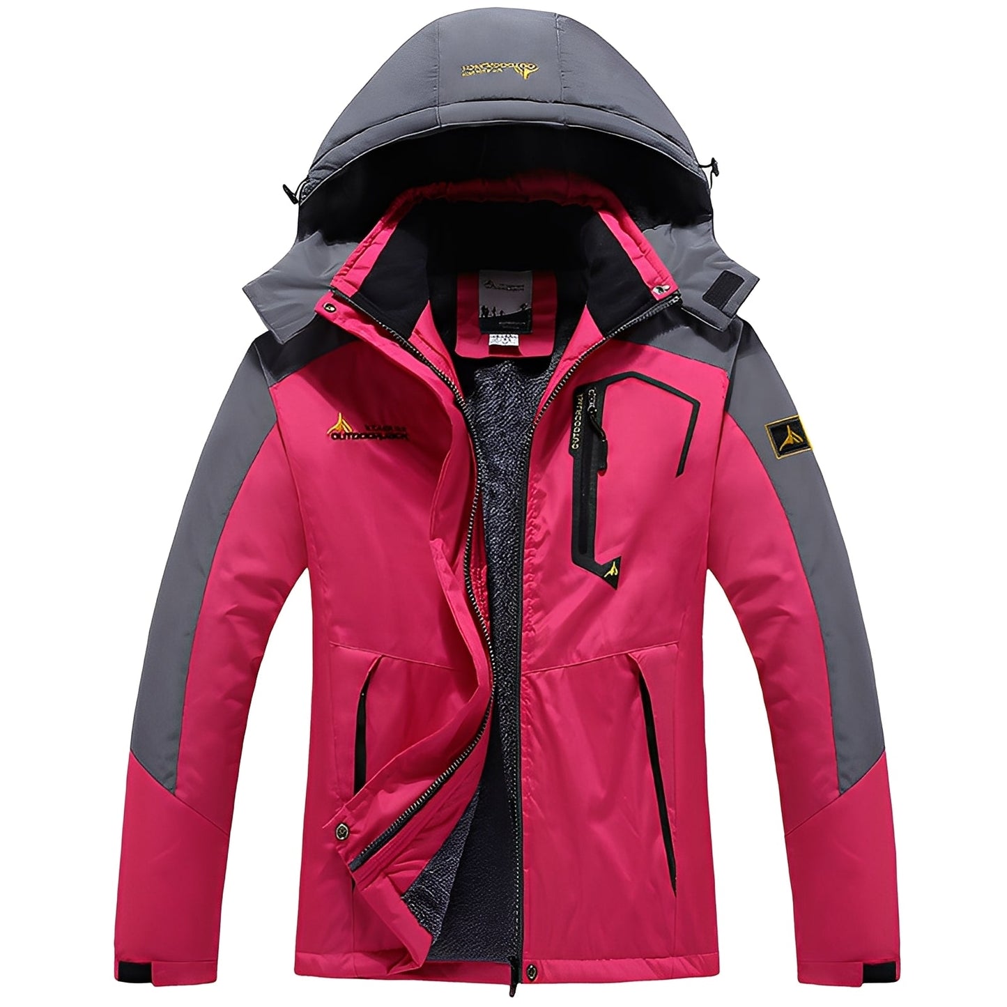 Warmes Winterkleid Frauen Fleece Jacke Modern