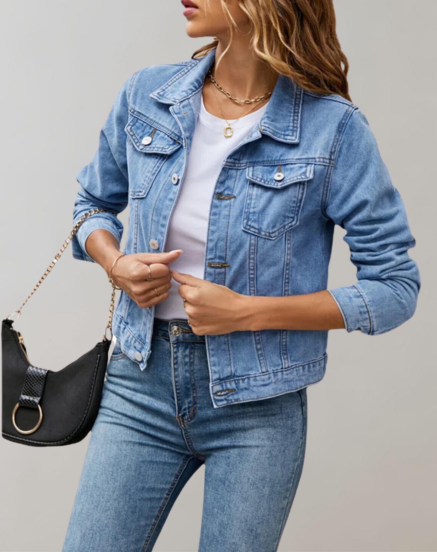 Elegante Frauenbluse Lässig Langarm
