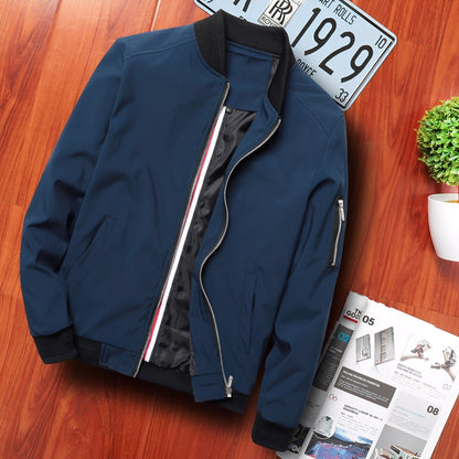 Stilvolle Herren Bomberjacke Modern Design