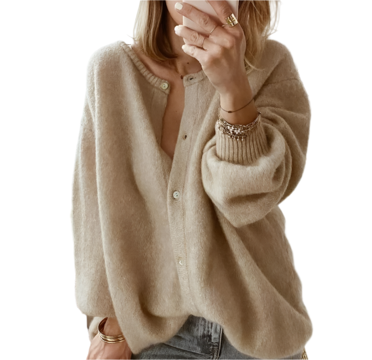 Übergrößer Strickpullover Bequem
