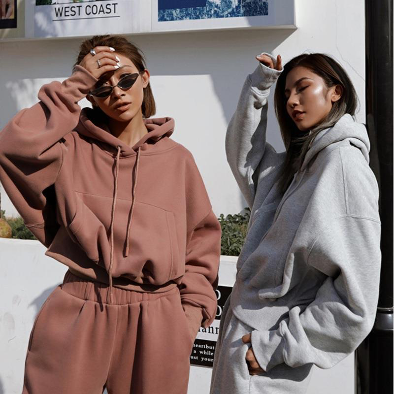Bequeme Damen-Loungewear-Set Oversized - IdealeKleiden