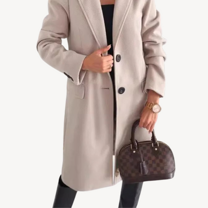 Damen Wintermantel Wollmix mit praktischen Taschen
